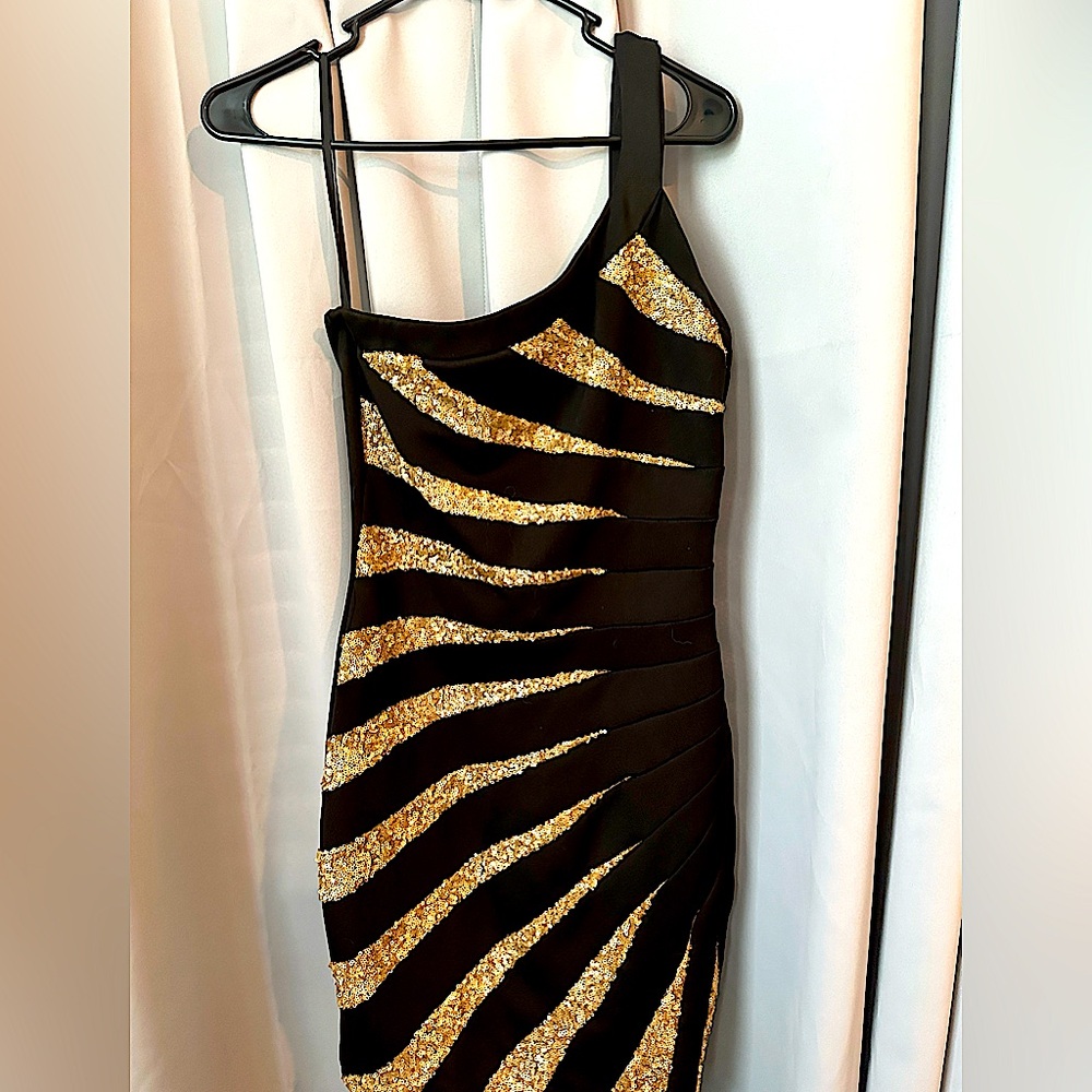 Bebe Sequin Cocktail Dress